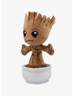 Marvel Guardians Of The Galaxy Baby Groot In Flower Pot 8 Inch Plush - BoxLunch Exclusive -BoxLunch Shop 19734485 av2
