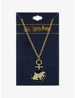 Harry Potter Hufflepuff Pendant Necklace - BoxLunch Exclusive -BoxLunch Shop 19801028 av2