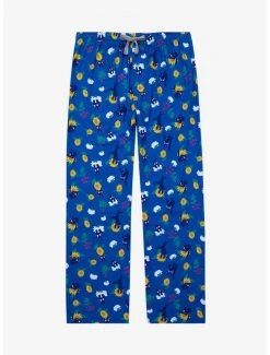 Studio Ghibli Kiki’s Delivery Service Jiji & Flowers Allover Print Sleep Pants - BoxLunch Exclusive