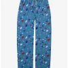 Studio Ghibli Spirited Away No-Face & Soot Sprites Floral Allover Print Sleep Pants - BoxLunch Exclusive -BoxLunch Shop 19840037 hi