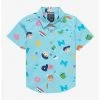 Studio Ghibli Ponyo Icons Allover Print Toddler Woven Button-Up Shirt - BoxLunch Exclusive -BoxLunch Shop 19858470 hi