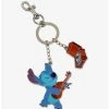 Loungefly Disney Lilo & Stitch Guitar Stitch Multi-Charm Keychain - BoxLunch Exclusive -BoxLunch Shop 19878791 hi