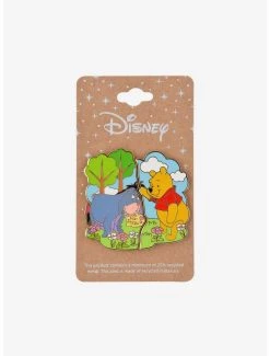 Disney Winnie The Pooh Eeyore & Pooh Hundred Acre Wood Enamel Pin Set - BoxLunch Exclusive -BoxLunch Shop 19895880 av1