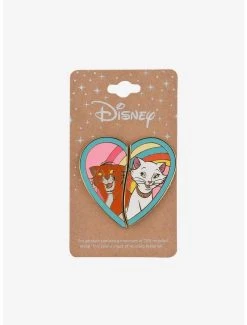 Disney The Aristocats Duchess & Thomas O’Malley Heart Enamel Pin Set - BoxLunch Exclusive -BoxLunch Shop 19895886 av1