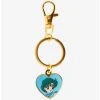 Sailor Moon Sailor Mercury Heart Charm Keychain - BoxLunch Exclusive -BoxLunch Shop 19896022 hi