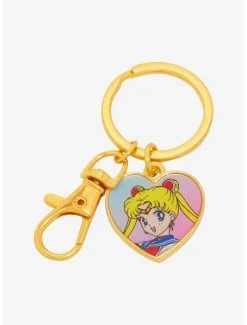 Sailor Moon Heart Charm Keychain - BoxLunch Exclusive