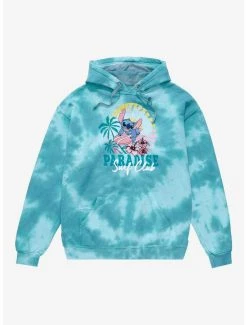 Disney Lilo & Stitch Paradise Surf Club Tie-Dye Hoodie - BoxLunch Exclusive