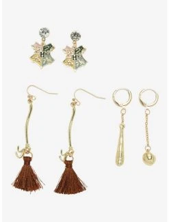 Harry Potter Hogwarts Quidditch Earring Set - BoxLunch Exclusive