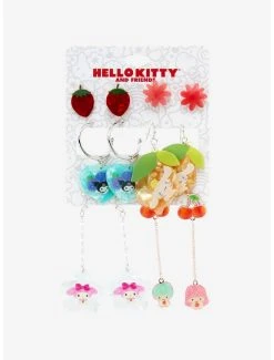 Sanrio Fruits Hello Kitty And Friends Earring Set - BoxLunch Exclusive