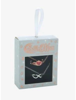 Pretty Guardian Sailor Moon Tuxedo Mask & Sailor Moon Bestie Necklace Set - BoxLunch Exclusive -BoxLunch Shop 19958092 av2
