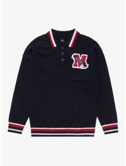 Disney Mickey Mouse Letterman Collared Sweater - BoxLunch Exclusive