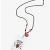 Stranger Things Hellfire Club Beaded Lanyard - BoxLunch Exclusive -BoxLunch Shop 19993617 hi