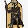 Star Wars The Mandalorian Chibi Mando & Grogu Enamel Pin - BoxLunch Exclusive -BoxLunch Shop 19995779 hi