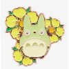 Studio Ghibli My Neighbor Totoro Floral Totoro Enamel Pin - BoxLunch Exclusive -BoxLunch Shop 19995793 hi