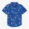 Disney Pixar Toy Story Forky Recycling Allover Print Toddler Button-Up - BoxLunch Exclusive -BoxLunch Shop 20026521 hi