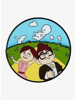 Loungefly Disney Pixar Up Carl & Ellie Spinning Clouds Limited Edition Enamel Pin - BoxLunch Exclusive -BoxLunch Shop 20058556 av2
