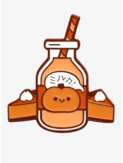 Pumpkin Pie Milk Enamel Pin - BoxLunch Exclusive