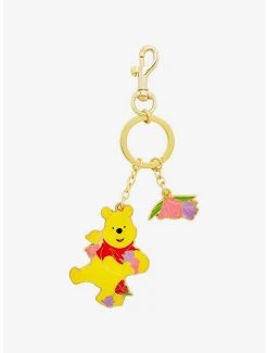 Loungefly Disney Winnie The Pooh Tulip Multi-Charm Keychain - BoxLunch Exclusive