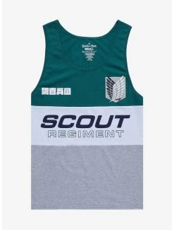 Attack On Titan Scout Regiment Panel Tank Top - BoxLunch Exclusive
