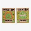 Shrek Fiona & Shrek Wanted Sign Enamel Pin Set - BoxLunch Exclusive -BoxLunch Shop 20157032 hi